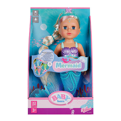 Baby Born 43cm Mermaid Doll